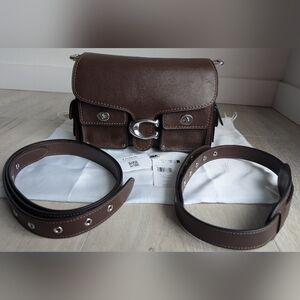 Coach Cargo Turnlock Soft Tabby In Maple